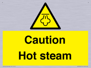 Caution Hot steam
